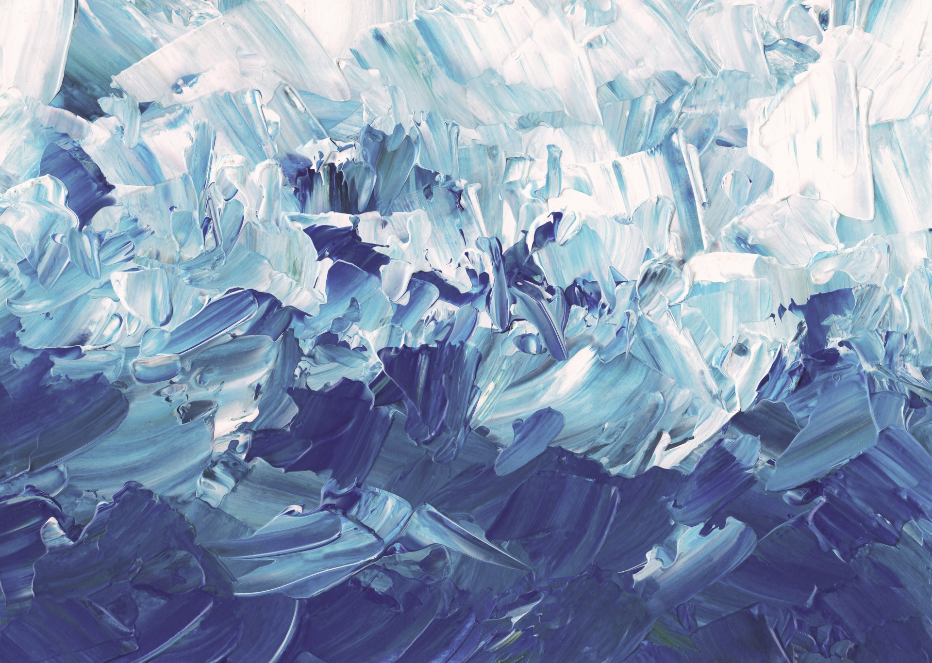 Pinceladas azules abstractas